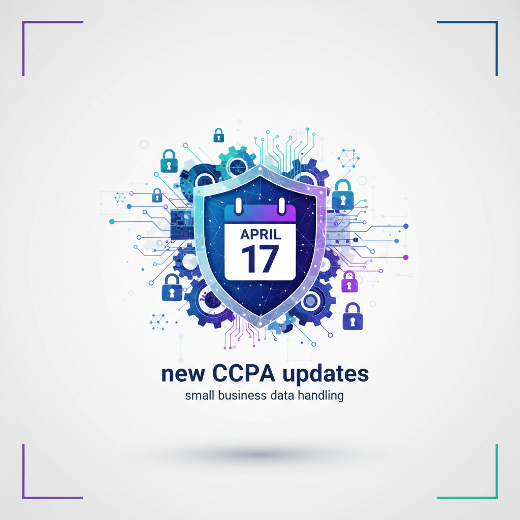 Navigating New CCPA Updates April 17 for Small Business Data Handling